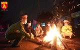 Những hình ảnh bên lều dã chiến kiểm soát dịch Covid-19 tại cửa ngõ Hà Nội